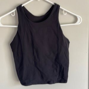 Athleta girl 12 black shelf tank